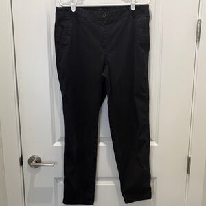 Talbots Black Women’s Chino Pants Relaxed Fit
